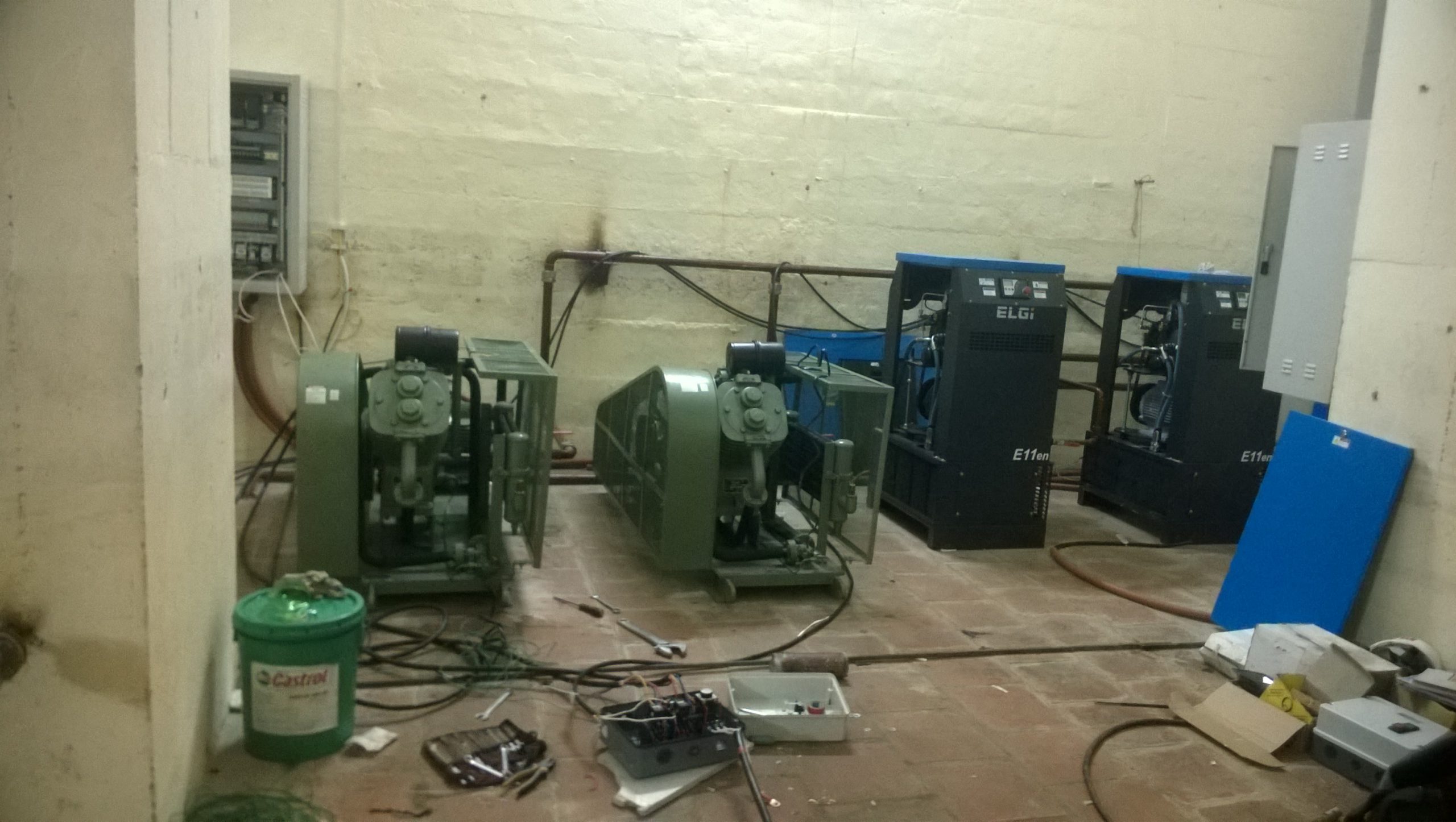 Lắp đặt máy nén khí trục vít nhà máy thủy điện sông miện