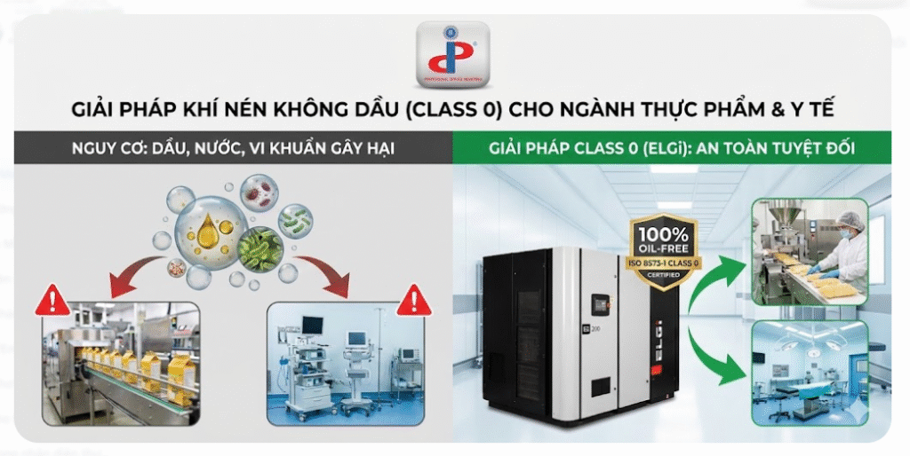Tiêu Chuẩn Khí Nén Trong Thực Phẩm