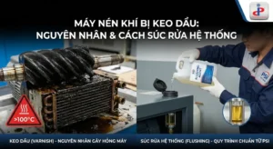 Quy trình súc rửa máy nén khí bị keo dầu (Flushing Process) chuẩn PSI
