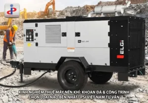thuê máy nén khí cho công trình xây dựng và khoan đá
